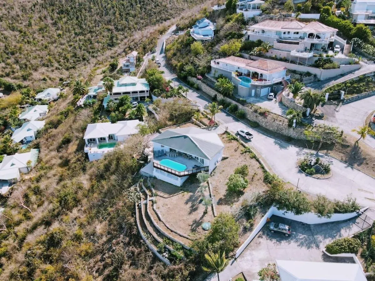 Villa Blue Dreams, Sublime Sea View, 5 Min From Orient Bay Beach