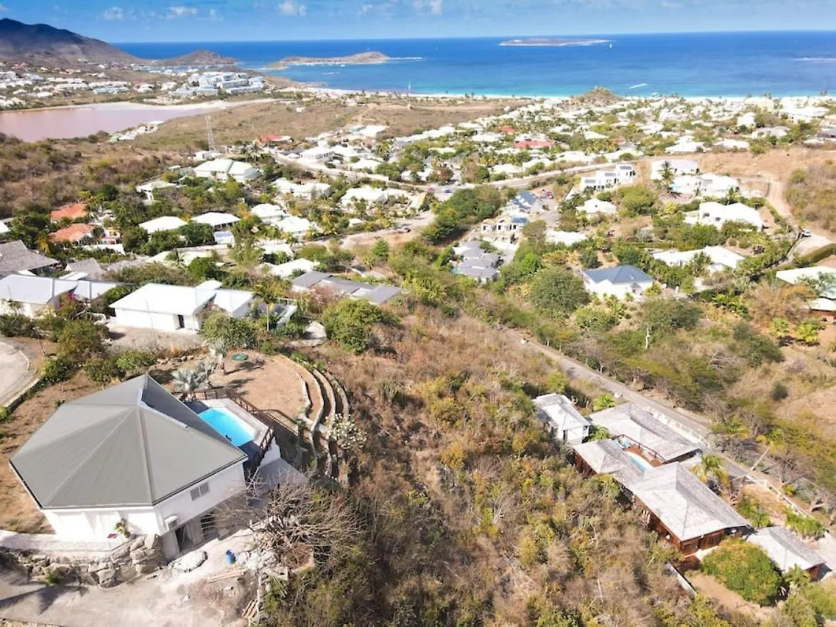 Villa Blue Dreams, Sublime Sea View, 5 Min From Orient Bay Beach