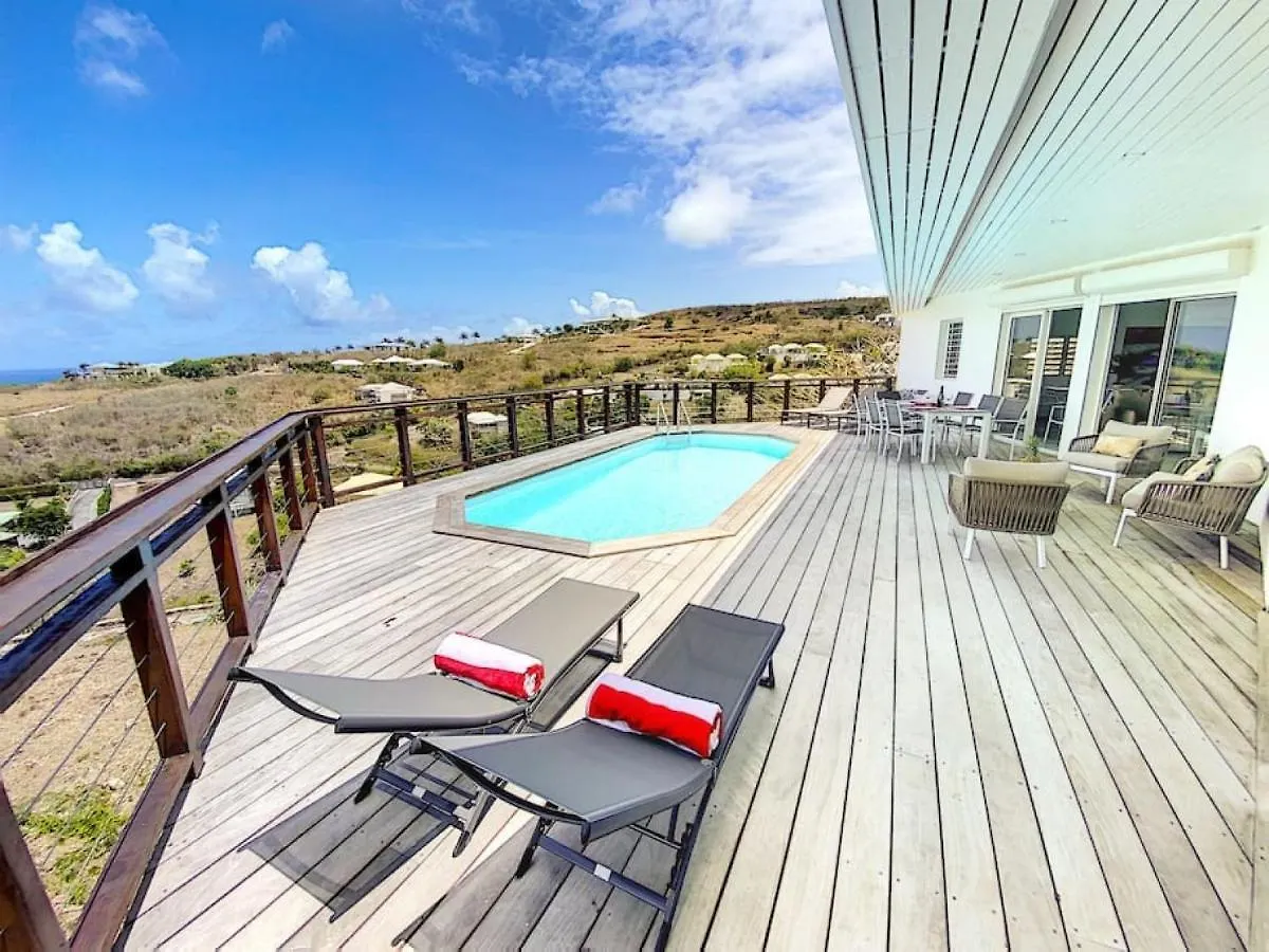 Villa Blue Dreams, Sublime Sea View, 5 Min From Orient Bay Beach Sint Maarten/Saint Martin